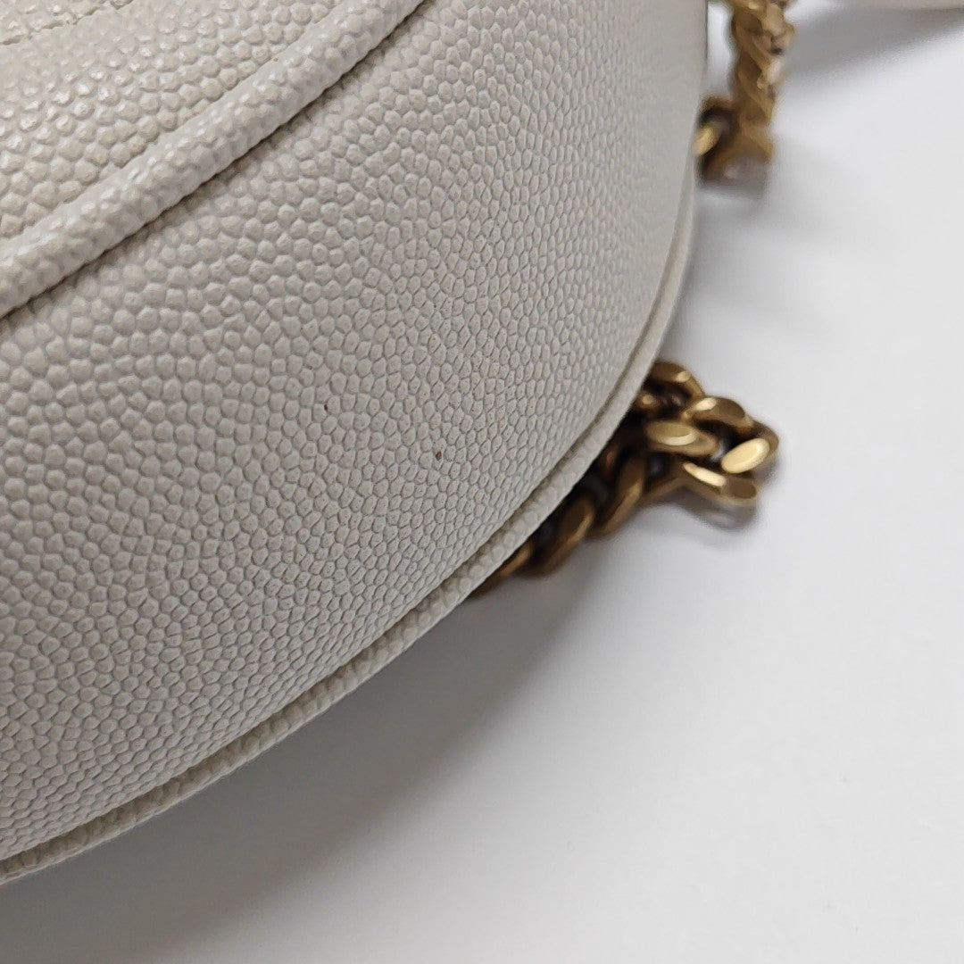 VINYLE Quilted Calfskin White