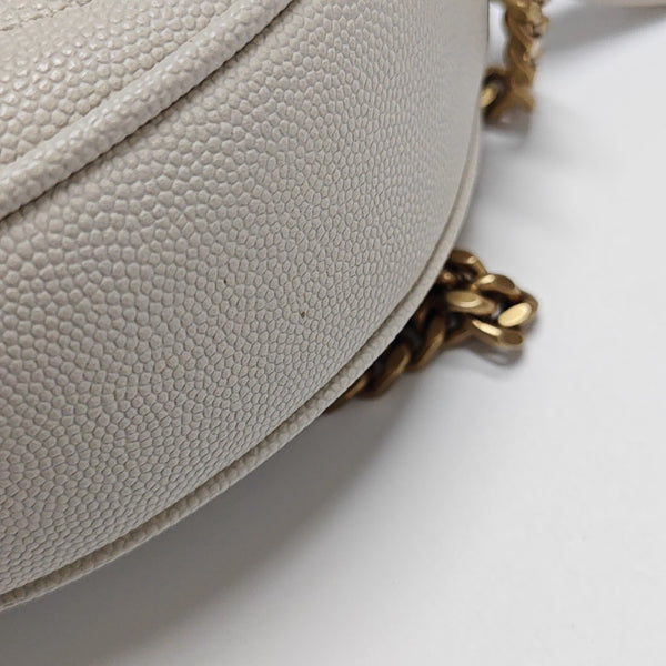VINYLE Quilted Calfskin White