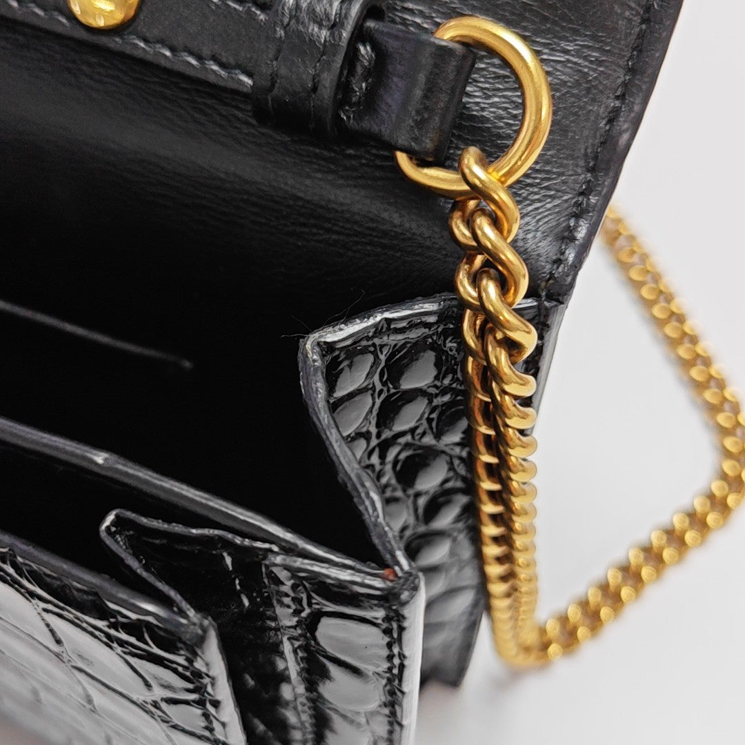 Sharp Calfskin Black