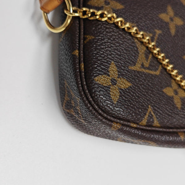 ACCESSOIRES Mini Monogram Coated Canvas Brown