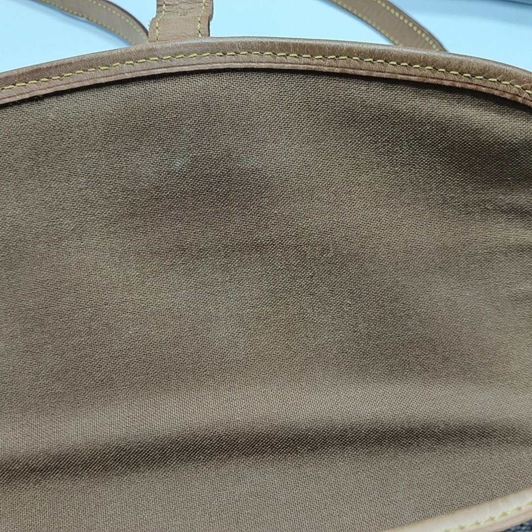 SOLOGNE PM Monogram Coated Canvas Brown