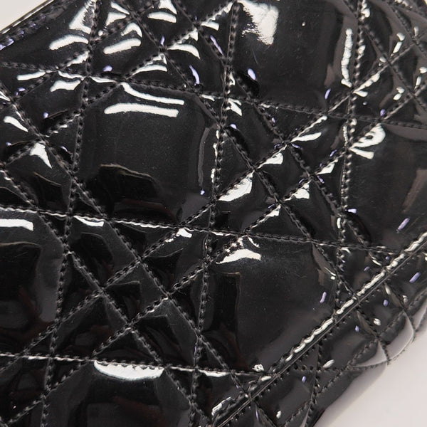 Miss Dior Cannage Patent Leather Black