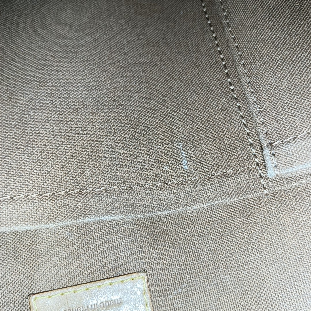 PALERMO PM Monogram Coated Canvas Brown