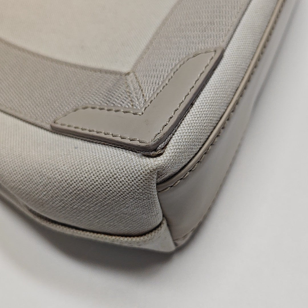 Navy Mini Canvas White