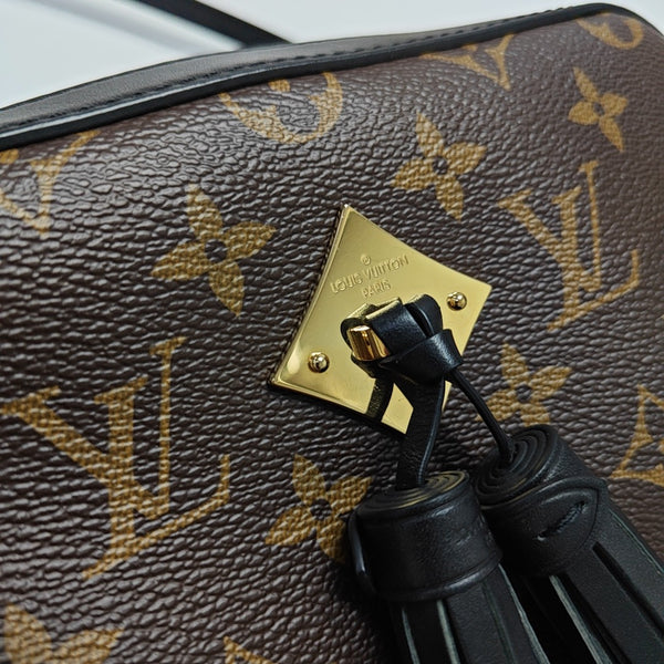 SAINTONGE Monogram Coated Canvas Brown