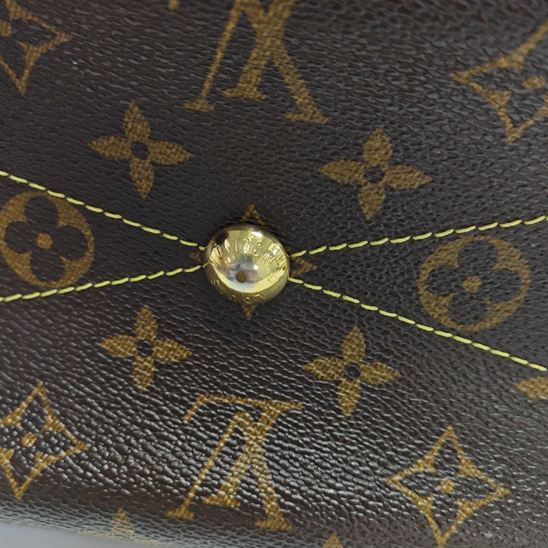 PALERMO PM Monogram Coated Canvas Brown