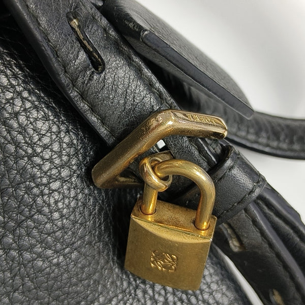 Calfskin Shoulder Bag Black