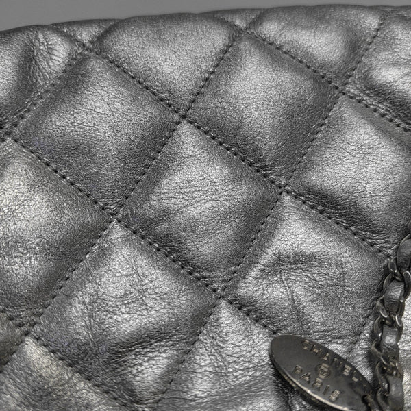 Quilted Calfskin Silver