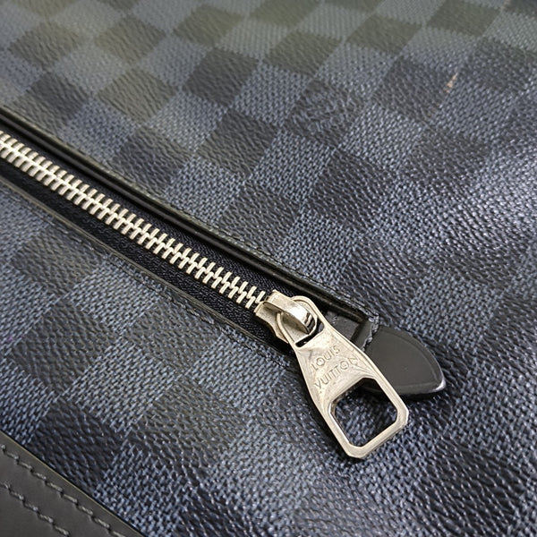 GREENWICH Damier Coated Canvas Blue