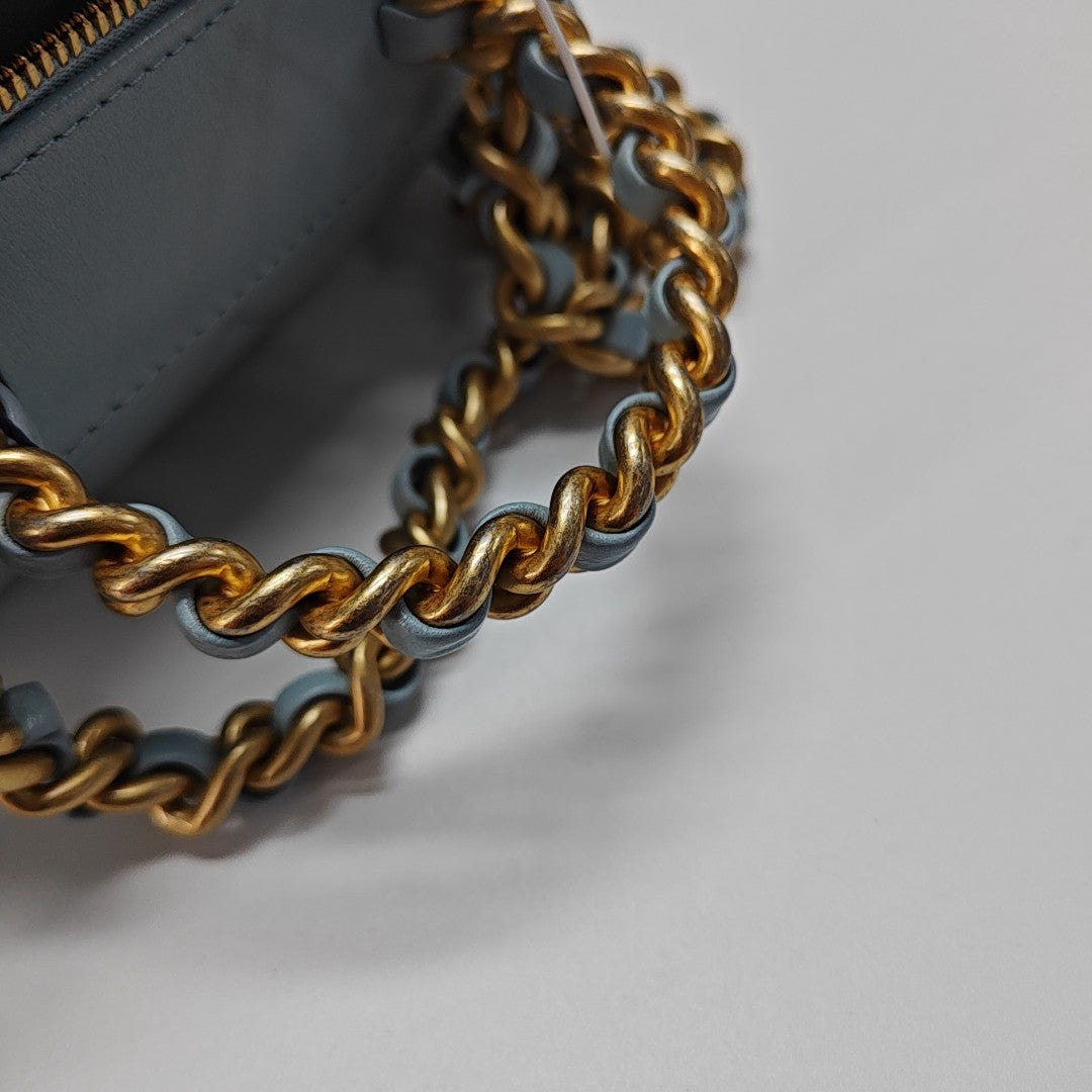 Quilted Lambskin Blue