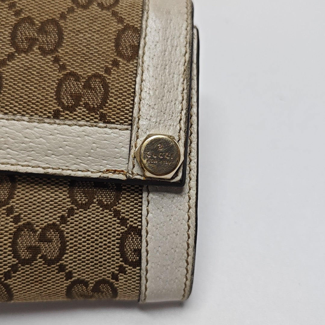 Monogram Canvas Wallet Brown