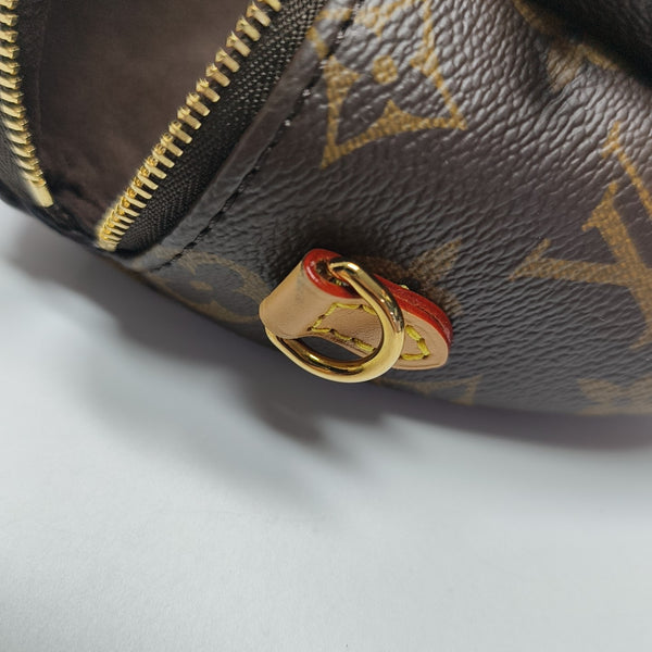 BUMBAG Mini Monogram Coated Canvas Brown