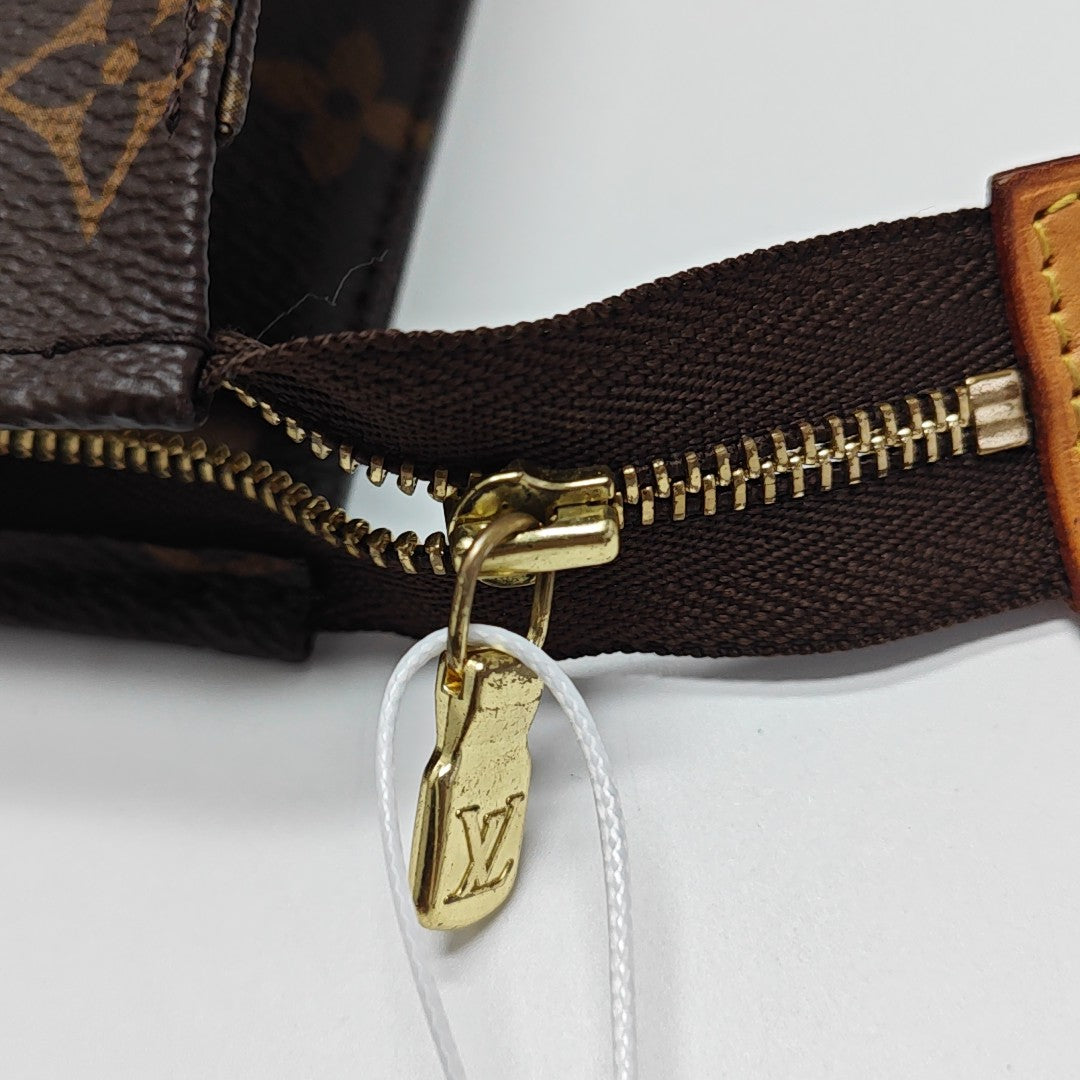 TOILET POCKET 26 Monogram Coated Canvas Brown