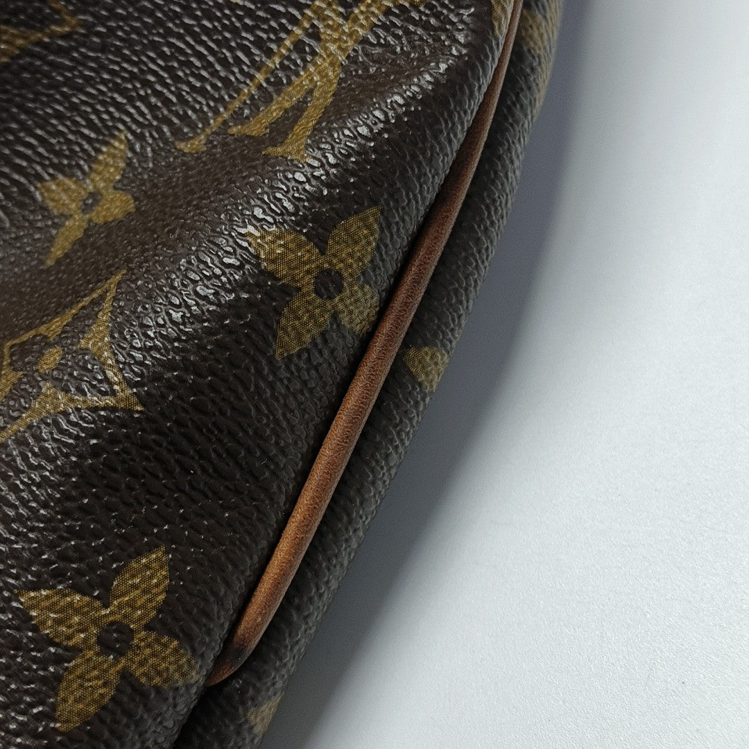 PALERMO GM Monogram Coated Canvas Brown