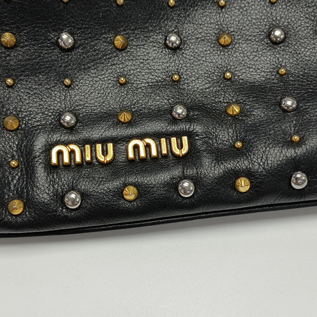 Leather Clutch Black