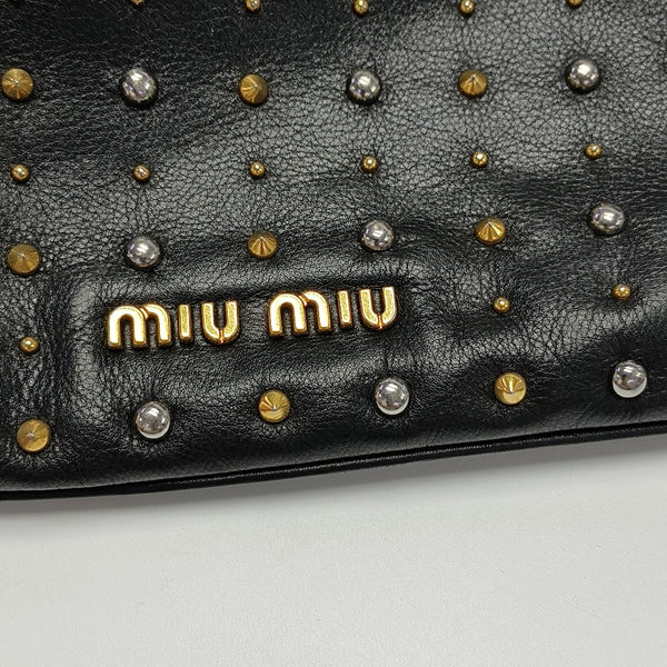 Leather Clutch Black
