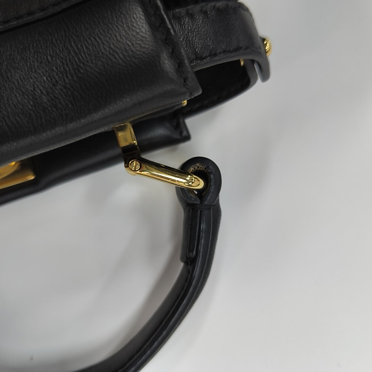 Peekaboo Extra Small Lambskin Black