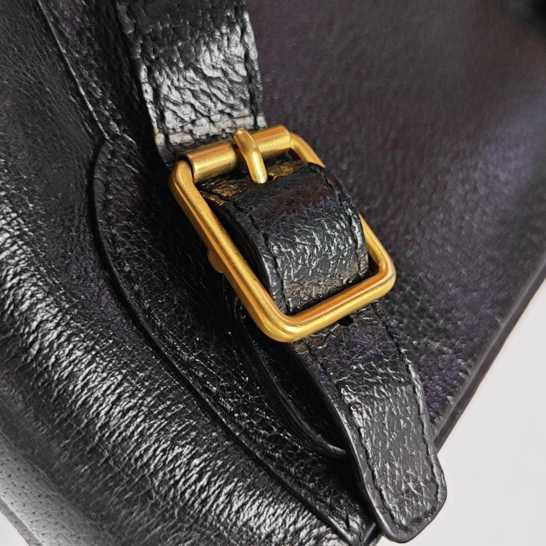 Calfskin Backpack Black