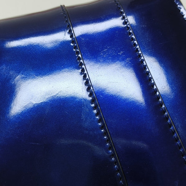 SERPENTI FOREVER Medium Patent Leather Blue