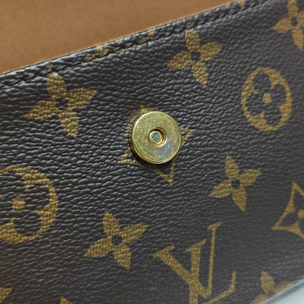 IVY Monogram Coated Canvas Brown