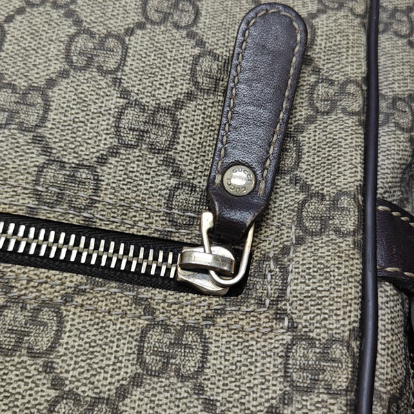 GG Imprime Monogram Coated Canvas Brown