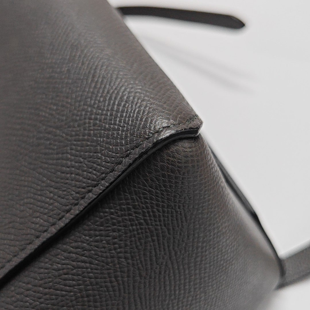 BELT Micro Calfskin Gray