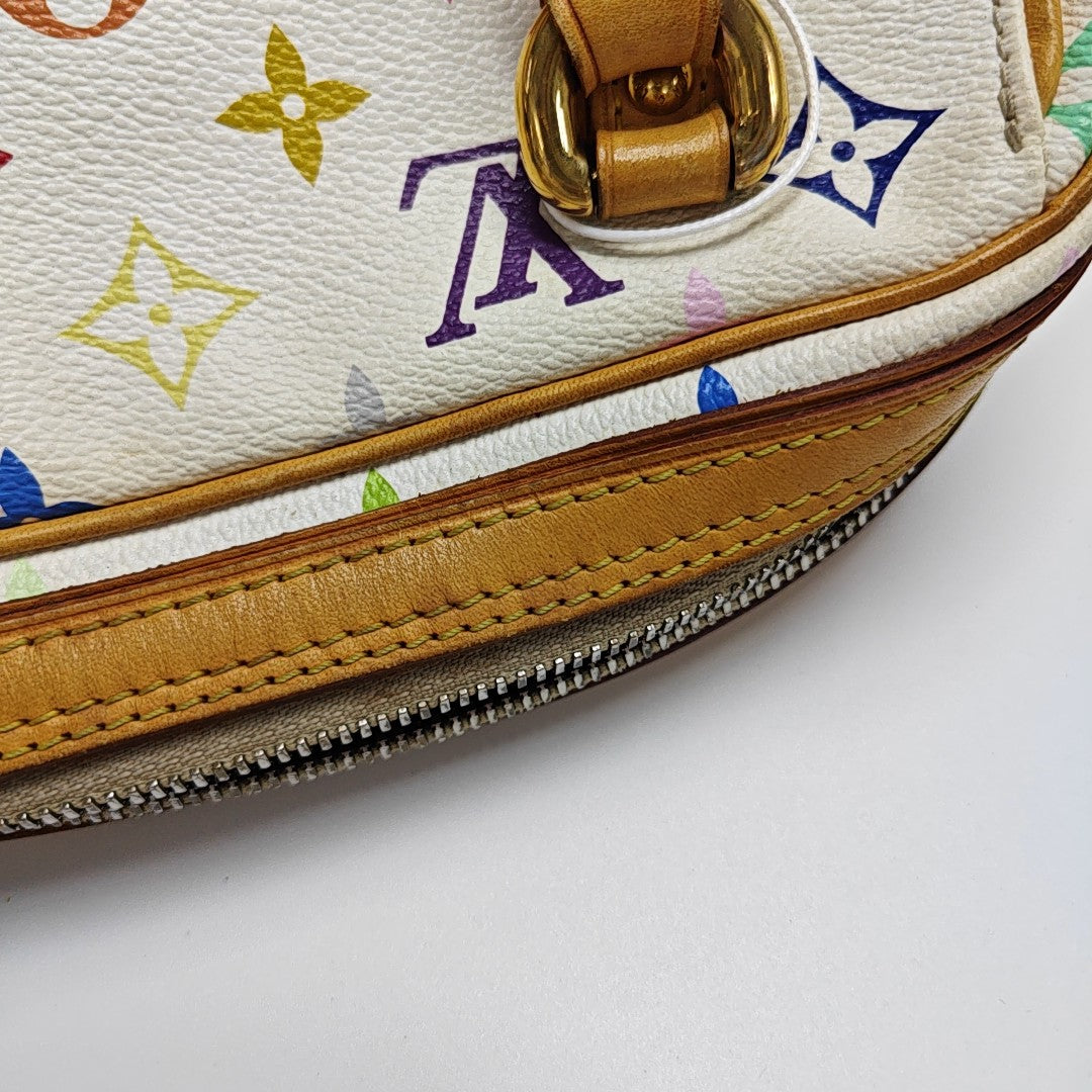 LV × TM PRISCILLA Monogram Coated Canvas White