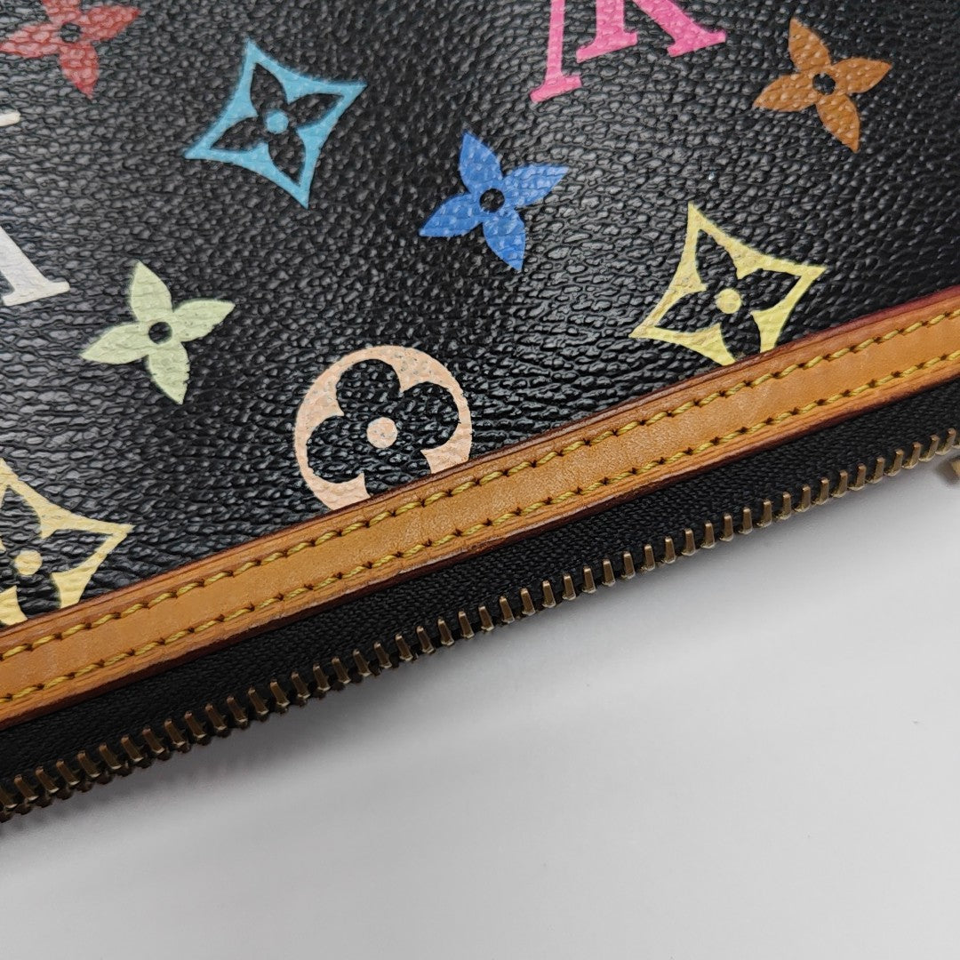 LV × TM VINTAGE MILLA Monogram Coated Canvas Black