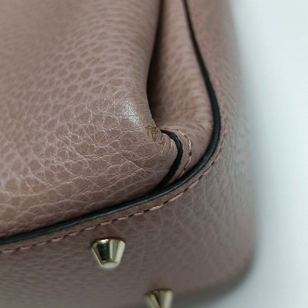 Interlocking G Large Calfskin Pink