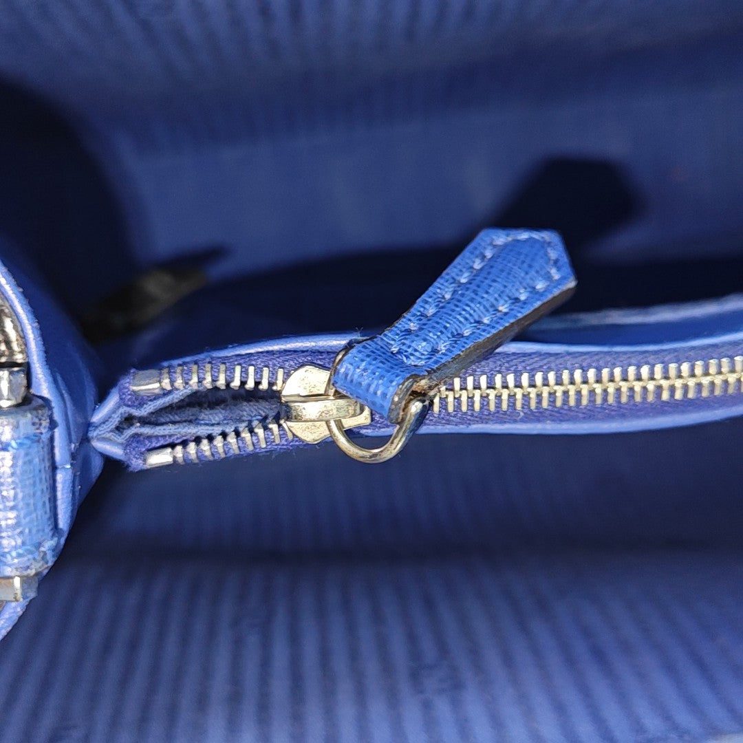 2 Jours Small Calfskin Blue