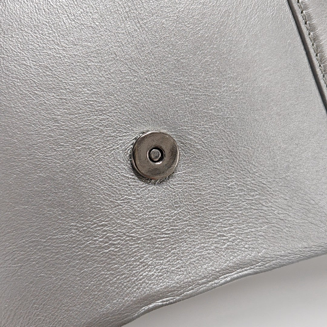 Hourglass S Calfskin Silver