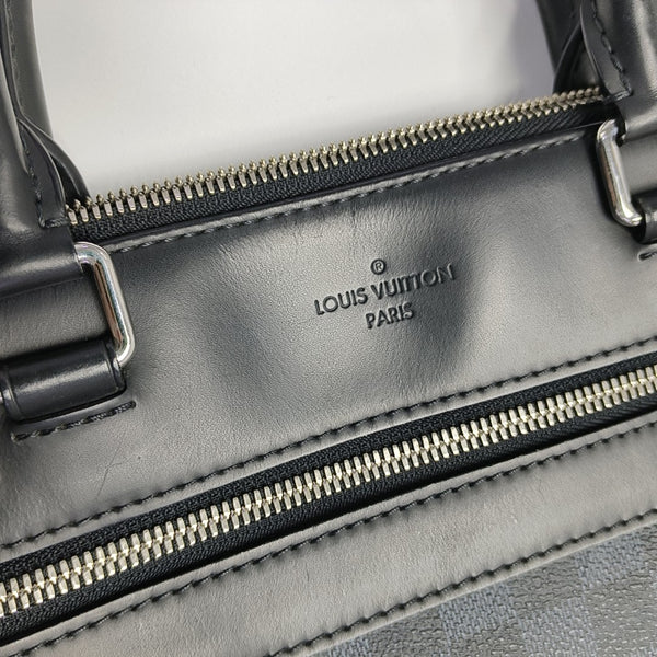 PORTE-DOCUMENTS Damier Coated Canvas Blue