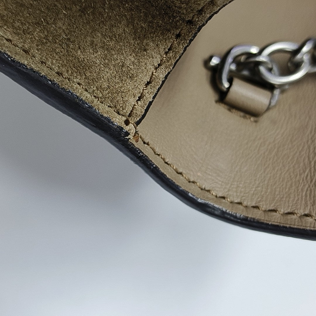 Dionysus Super Mini Monogram Coated Canvas Beige