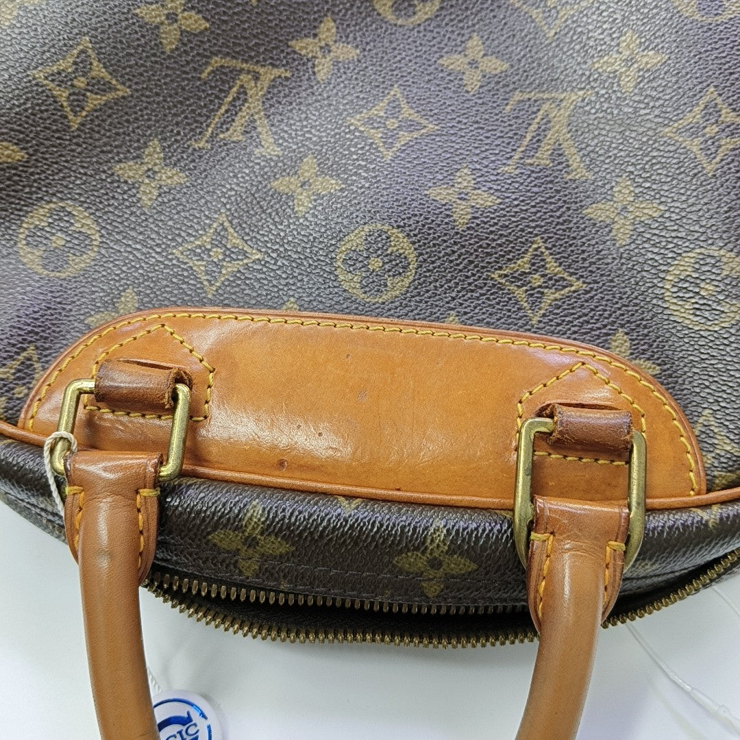 DEAUVILLE Monogram Coated Canvas Brown