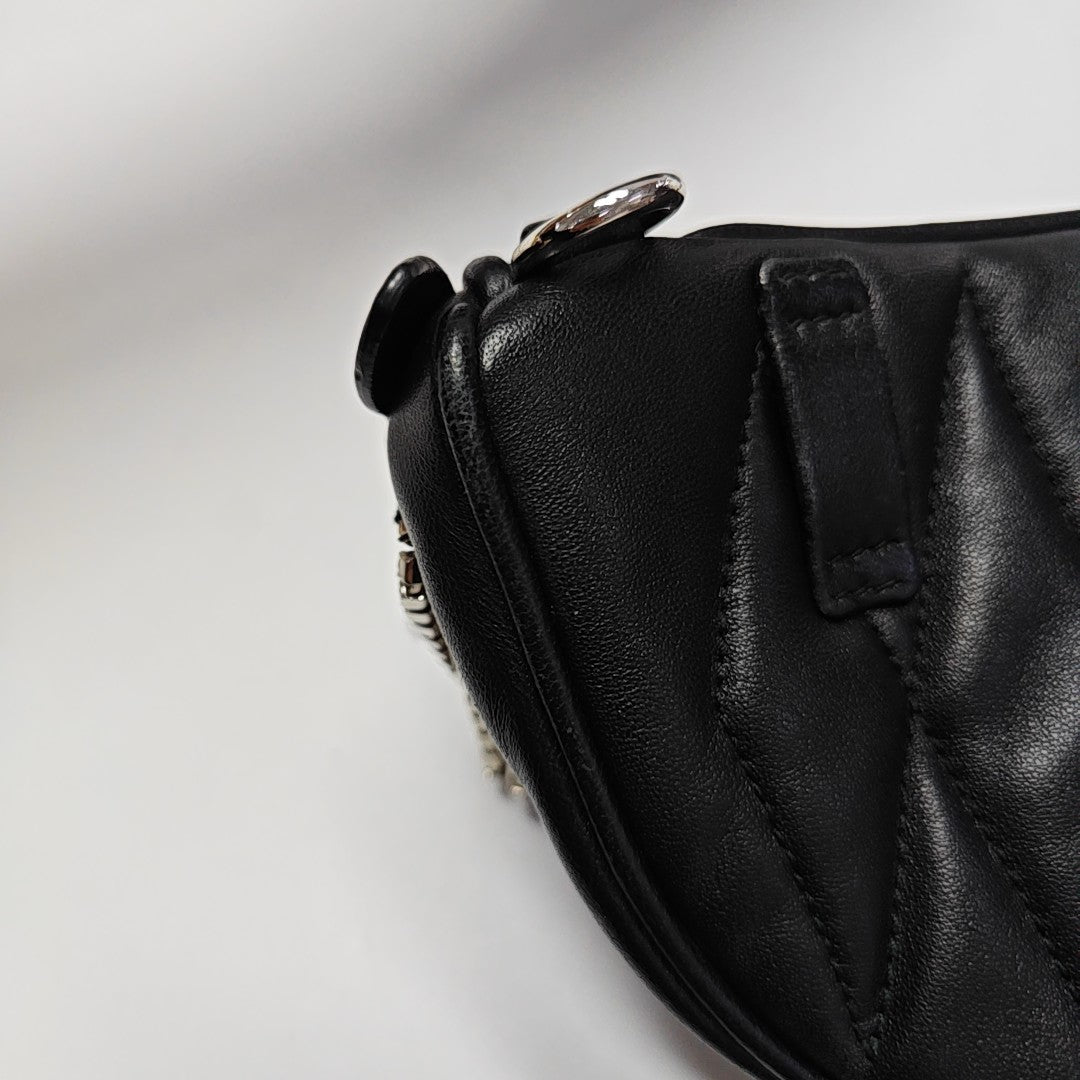 Fringed Lambskin Black