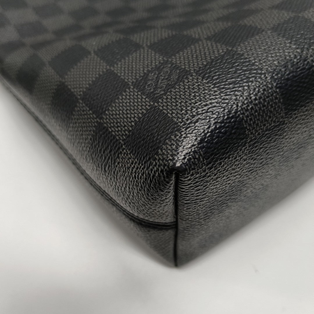 MICK MM Damier Graphite Coated Canvas Gray