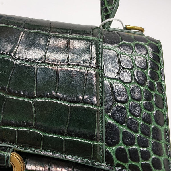 Hourglass S Calfskin Green