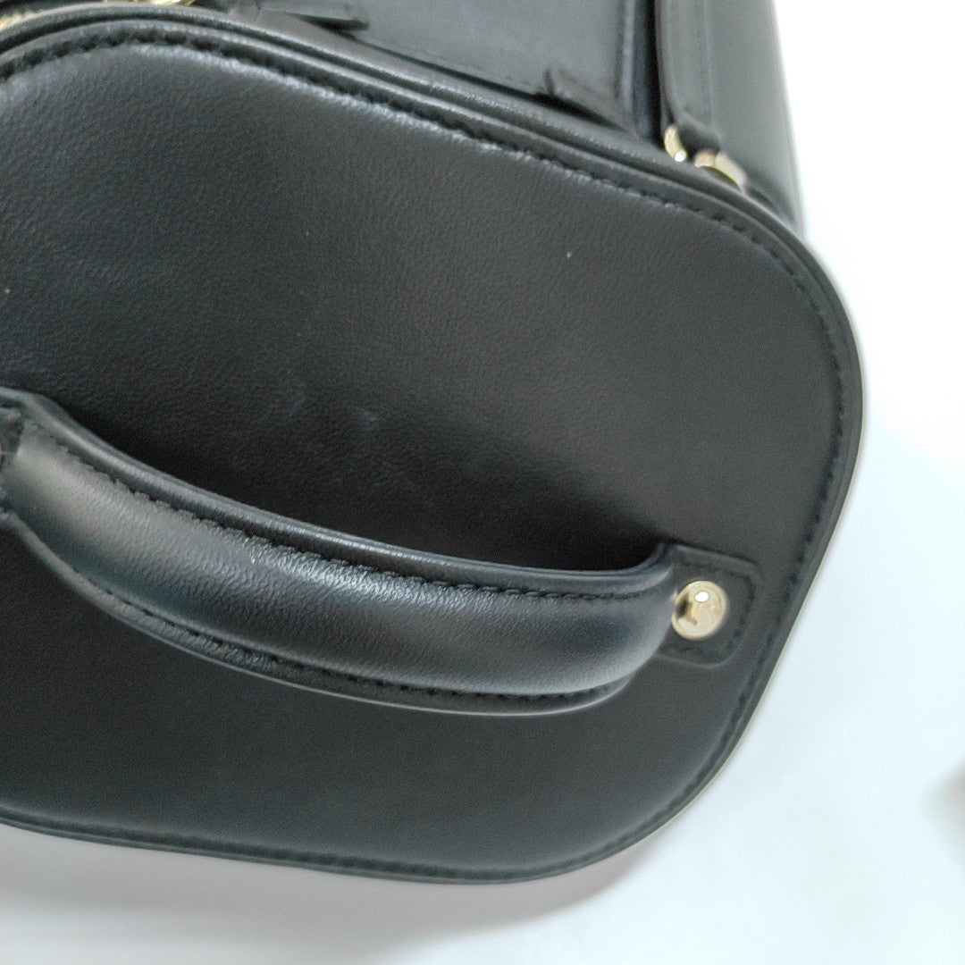 VINTAGE COSMETIC BAGS Lambskin Black
