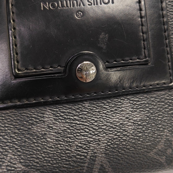 VOYAGER PM Monogram Coated Canvas Black
