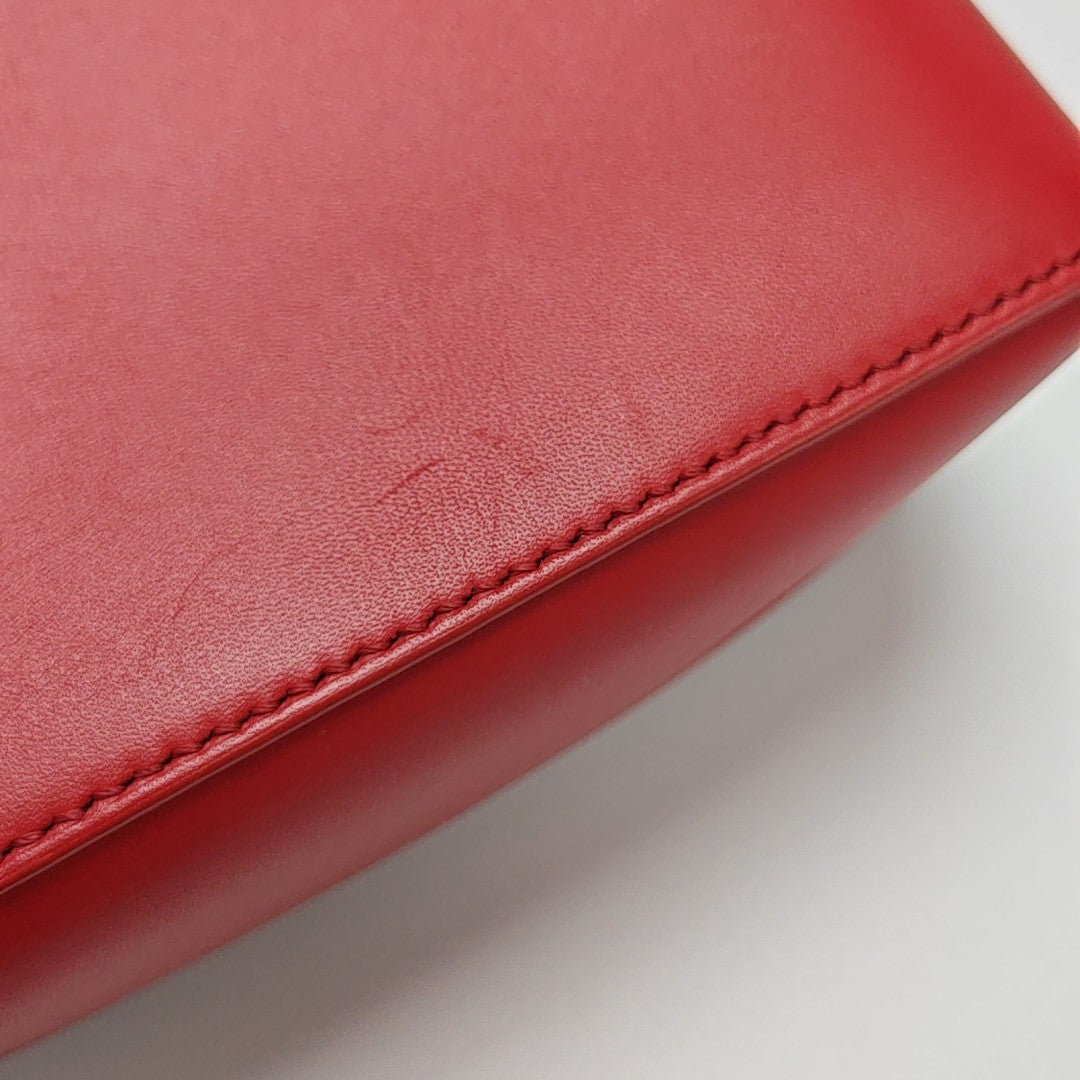 Puzzle Mini Calfskin Red
