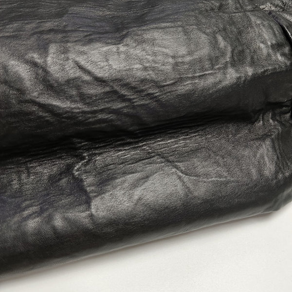 Lambskin Top Handle Bag Black