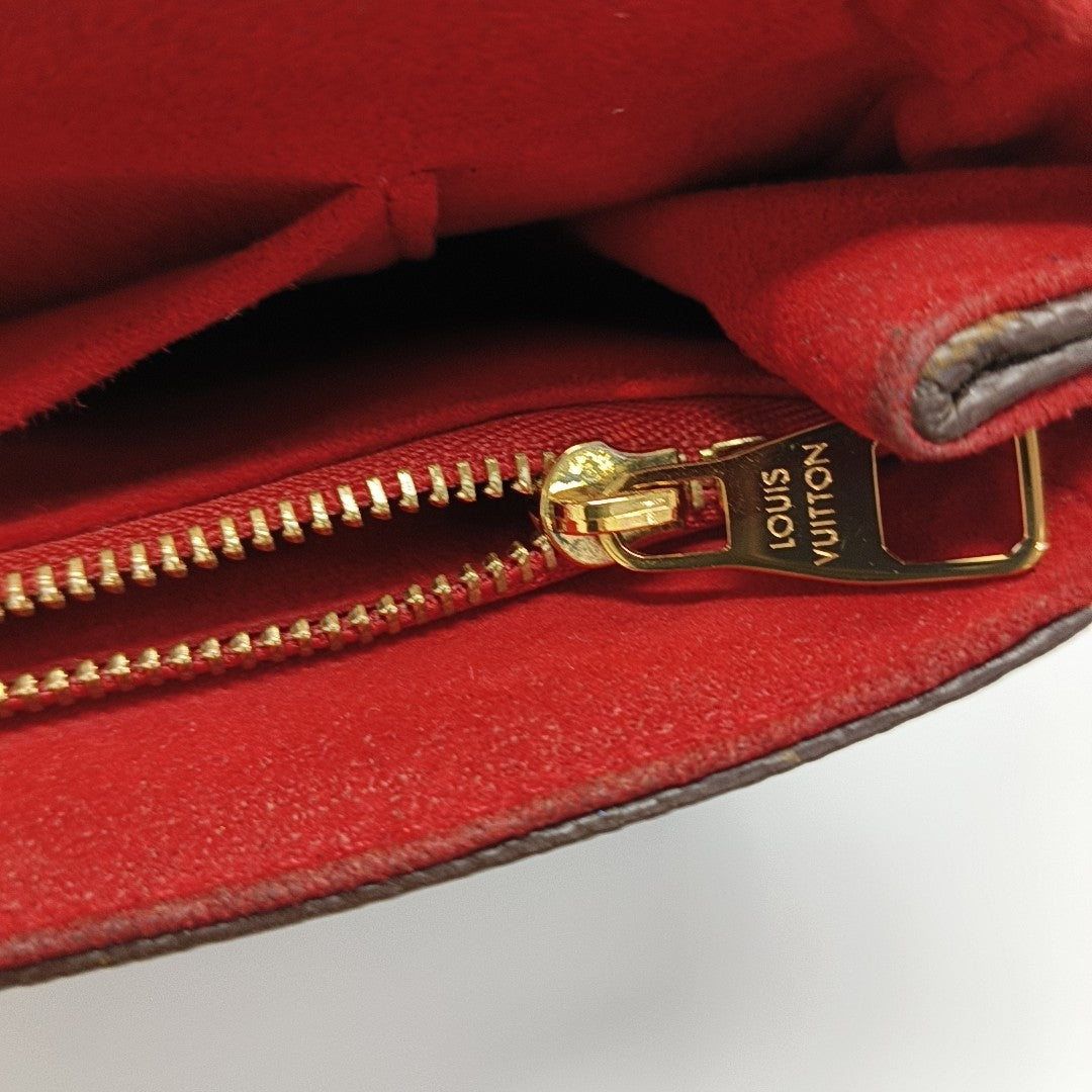 SAINT PLACIDE Monogram Coated Canvas Brown