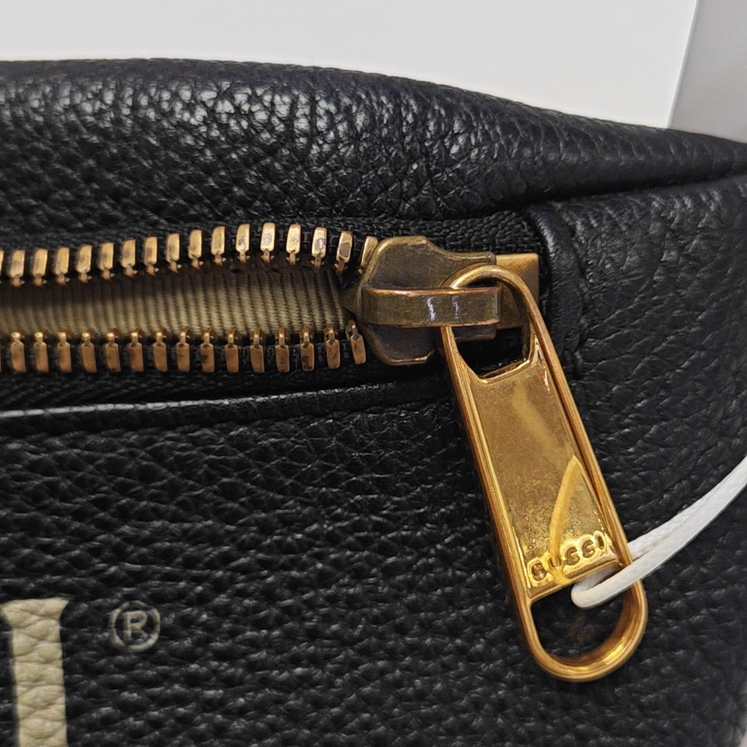 Print Small Calfskin Black