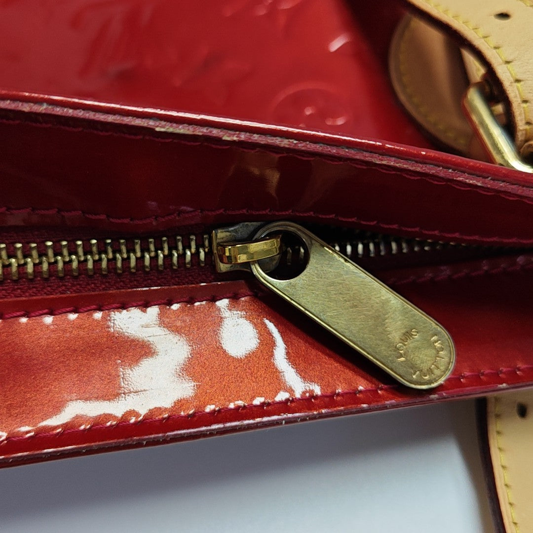 BRENTWOOD Monogram Patent Leather Red