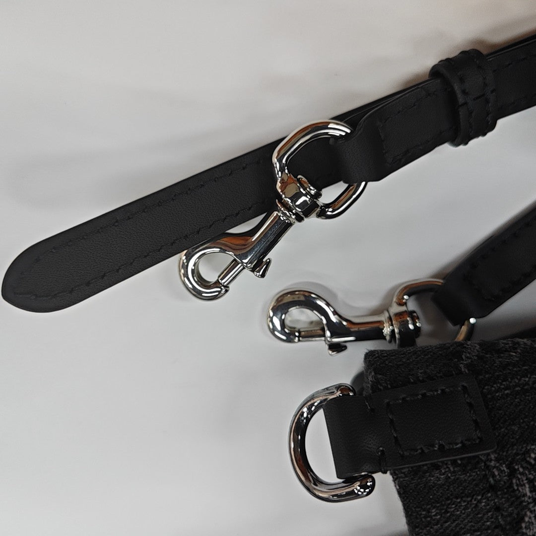 Ophidia Medium Monogram Canvas Black