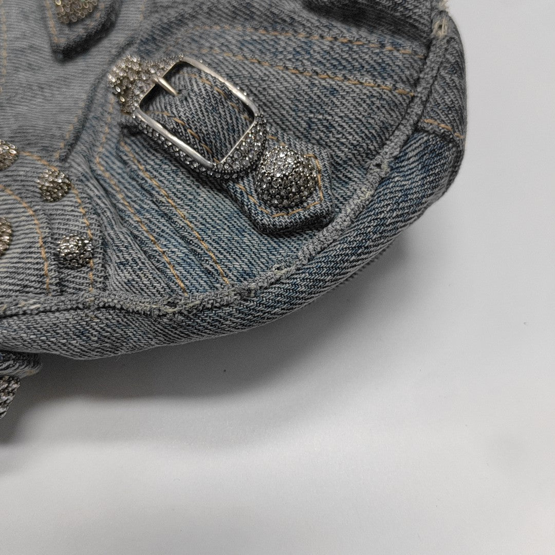 Le Cagole Small Denim Blue