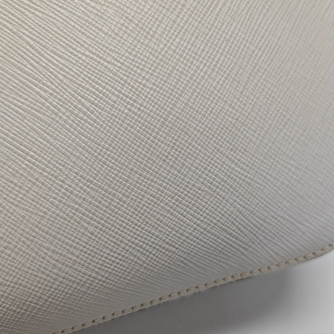 Odette Saffiano Calfskin White