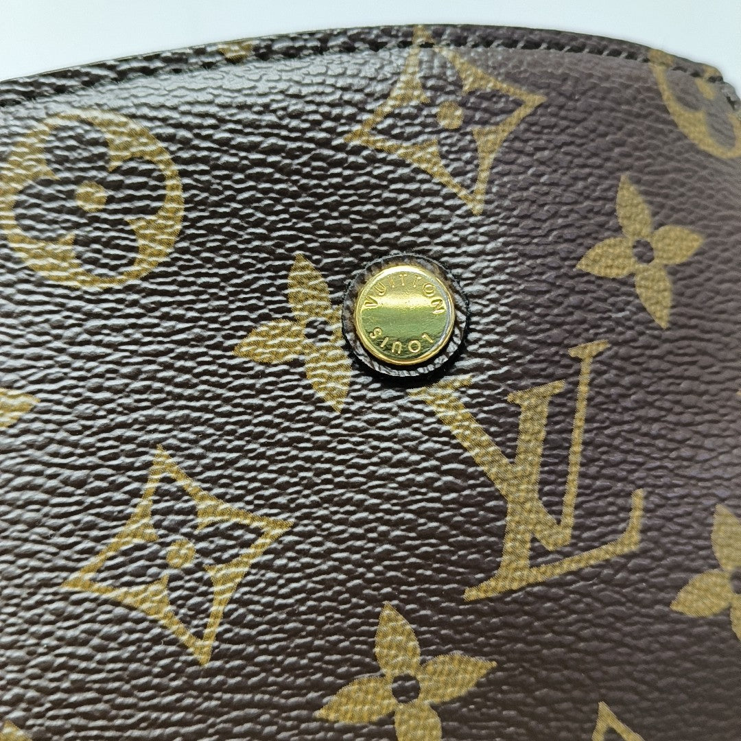 MONTAIGNE MM Monogram Coated Canvas Brown