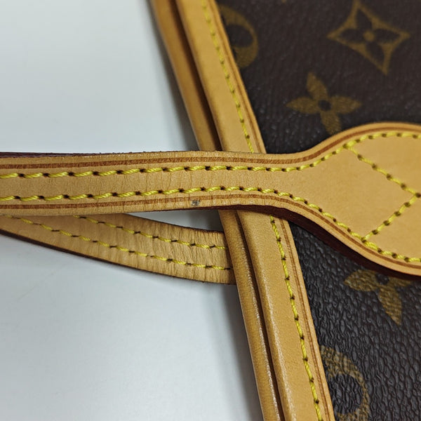 NEVERFULL GM Monogram Coated Canvas Brown