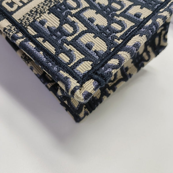 Authenticated pre-owned  Book Tote Mini Canvas Blue - Shoulder Bag at Looply